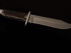 Rare BUCK Custom Shop STAG 124 Frontiersman Knife -LEROY REMER Bladesmith/LR/USA