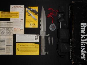 BUCK 184 Buckmaster Knife -1985 -PRE-PATENT 1ST MODEL/VARIATION -Collection USA