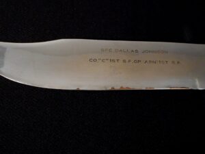 US Vietnam War 1st Special Forces Buffalo Bill Presentation Knife—Fighting/RARE
