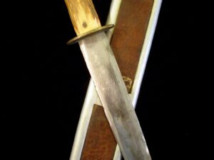 Vtg US WW2 New Caledonia Fighting Knife -Noumea -w/Fine Theater Scabbard