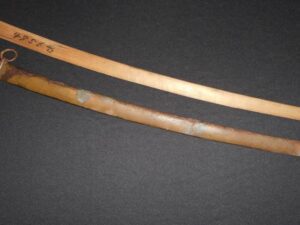 Rare SCABBARD for WW II Japanese Samurai COPPER HANDLE NCO Sword/Antique/Old WW2