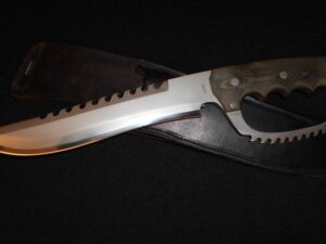 Harold CORBY Custom KNUCKLE Fighting Knife -20 -D-Guard/Skull Crusher Pommel
