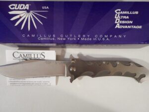 NIB Vtg Camillus CUDA Aftermath Flipper Knife -Darrell Ralph Design/D2 Steel/USA