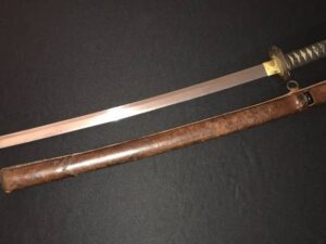 Antique/Old 1661 AD Japanese Samurai Katana Sword -Swordsmith w/‘Daijo’ Title