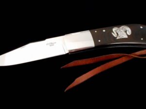 Rare Vtg 1970s Eldon G Peterson Custom Hunting Knife -Whitefish Montana/EG/E G