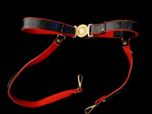 FIELD GRADE/COLONEL Japanese WW2 Army Officer Katana Sword Belt WITH HANGERS!