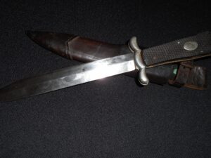 Mid-1800’s Antique English Folding Swing Guard Bowie Knife -Dirk -Old Collection