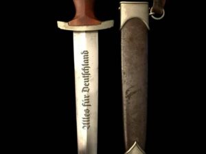 German WW II Officer SA Dagger -WW2 SMF Solingen Knife -with HANGER