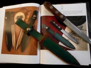 BOOK KNIFE—US Vietnam War JOHN EK Fighting Knife -Miami Fla -Antique/Old Military