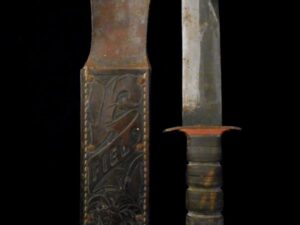 US WW2 Kabar EARLY BLUED USMC Mark 2 Fighting Knife -Marine Corps Collection