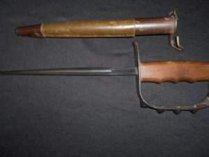 US WW1/WW2 1917/1918 L F & C Trench Knife -LF&C Knuckle UNIT MARKED!