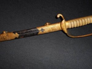 Antique WW II Japanese Naval Officer Dress Sword/Old WW2 Samurai/Navy Collection