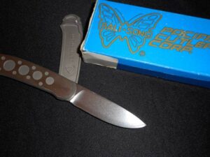 Pre-Benchmade PACIFIC CUTLERY 983 Barry Wood Folder -Old/Vtg Knife Collection