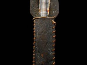 PIN-UP GIRL TRENCH ART US WW II Theater Fighting Knife -WW2 Military Collection