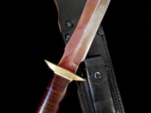 Rare US Vietnam War Numbered Plum Blade SOG Fighting Knife/Vtg Combat Collection