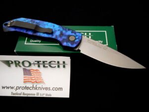Pro-tech 609 Magic Jazz Whiskers Knife  S/N: 494 Scale Release/First Production db