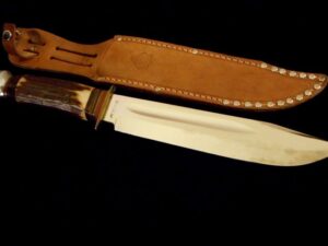 RARE MINT!—Vintage German PUMA 6320 Bowie Knife -Old/Antique Collection/Stag