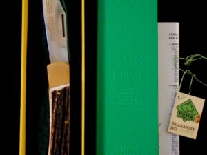 MINT Vintage PUMA 915 EMPEROR Knife -1985 -Collection -Stag -New Old Stock