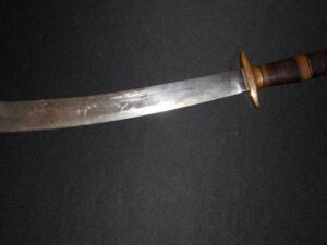 WW2 RICHTIG Fighting Knife -F J R Clarkson Neb -Combat -Old US Military Collection