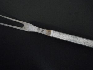 RARE! Richtig Carving Fork -Antique/Old Knife Collection/F J R Clarkson Neb/Nebr