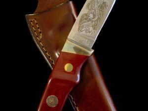 Vtg DISCONTINUED USA Schrade PH1 NRA Pro Hunter Hunting Knife Fine MICARTA