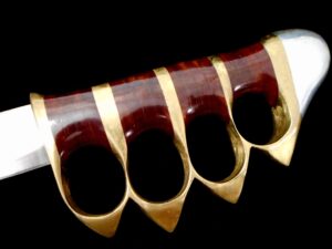 RARE—US WW2 Shipley Knuckle Fighting Knife -CP Kansas City -C P -Old/Vtg