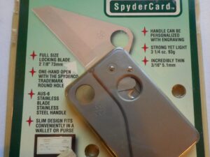 NEW IN CLAMSHELL PKG Spyderco SC01PS SPYDERCARD Knife -Vintage Collection -SC01