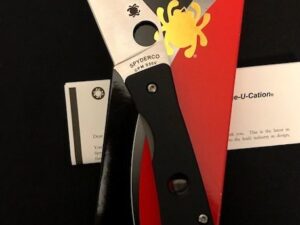 Spyderco CHOKWE Knife -C132GP C132 -NEW -Collection -G-10/Titanium