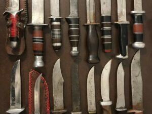 WWII Theater Trench Knife Lot -US WW2 Fighting/Military Grouping -Old/Collection