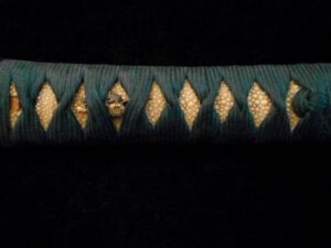 Old Antique TSUKA/Handle for Japanese Samurai Wakizashi Sword -Nihonto/Fittings