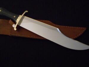 Steve VOORHIS Custom IRON MISTRESS Brassback Bowie Fighting Knife