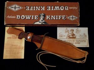 VINTAGE—NEW in ORIGINAL BOX Western W-49 BOWIE KNIFE/Antique/Old Collection/W49