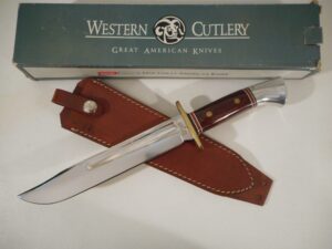 NEW in BOX Vintage Western W46-8 Fighting Knife—Old Collection -8” Blade - USA