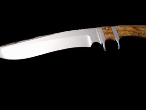 Wm C ‘Bill’ Johnson Subhilt Fighter -FOSSILIZED MAMMOTH Bone -Custom Knife