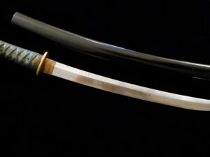 SIGNED—Japanese Samurai O-tanto Wakizashi Sword -Old/Antique Collection -Mon