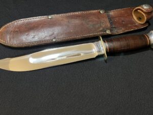 Antique 8 Inch Marbles Ideal Hunting Knife