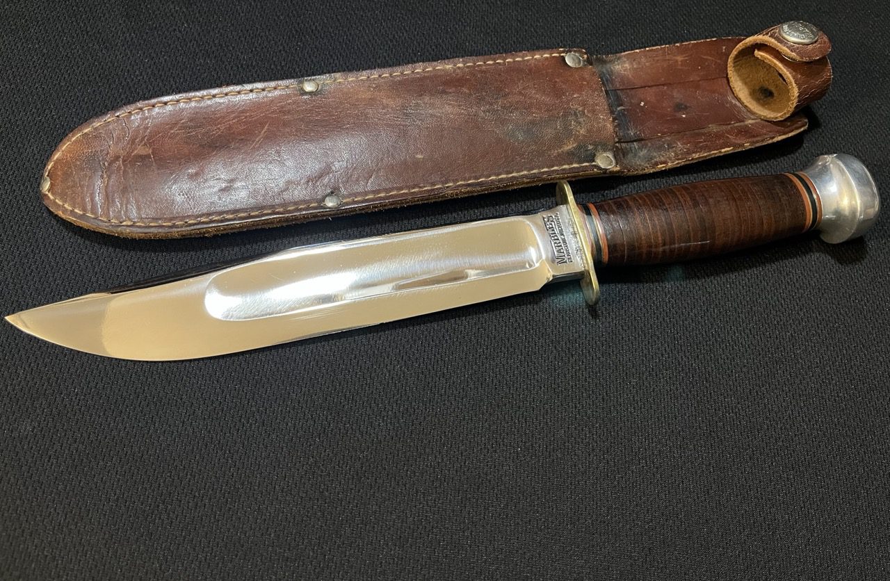 Antique 8 Inch Marbles Ideal Hunting Knife