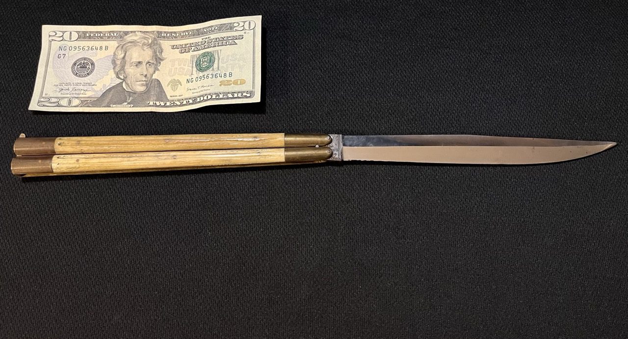 Large antique Philippines Balisong Knife