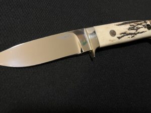 WC Davis Loveless style Drop Point Hunter knife