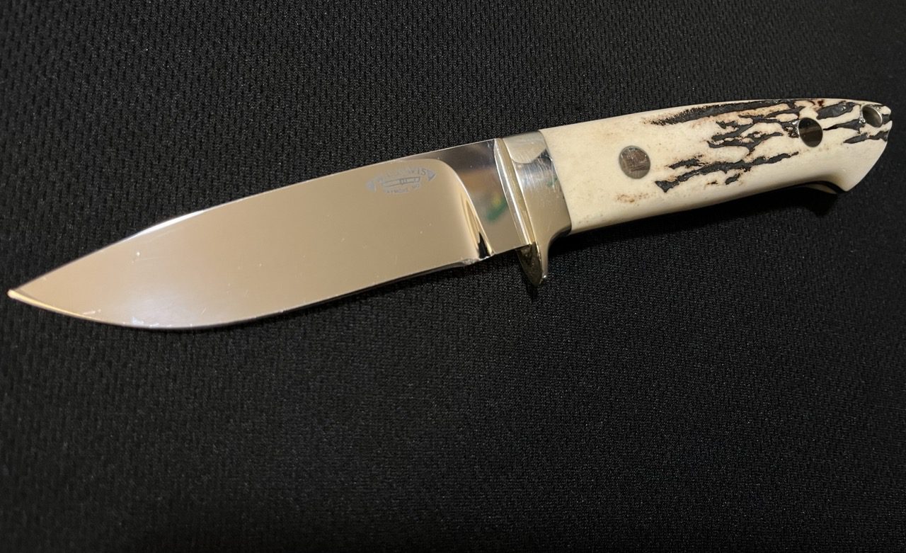 WC Davis Loveless style Drop Point Hunter knife