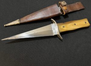 Old Antique French Dagger Mle Depose 427 with Boar Stamp