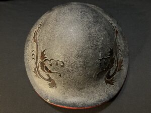 Antique Japanese Samurai Jingasa Helmet