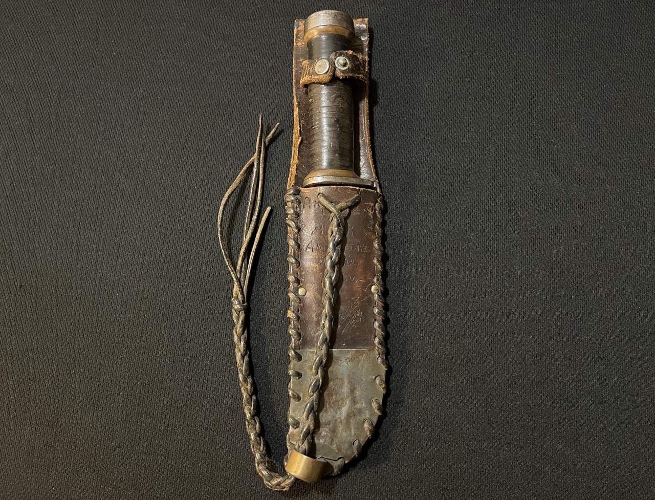 US WWII Military Knife with Alaska Theater of Operations Markings