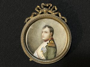 Napolean Miniature Portrait Paining 1871-1914 AD
