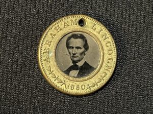 1860 Abraham Tintype Campaign Token