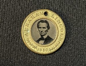 1860 Abraham Tintype Campaign Token