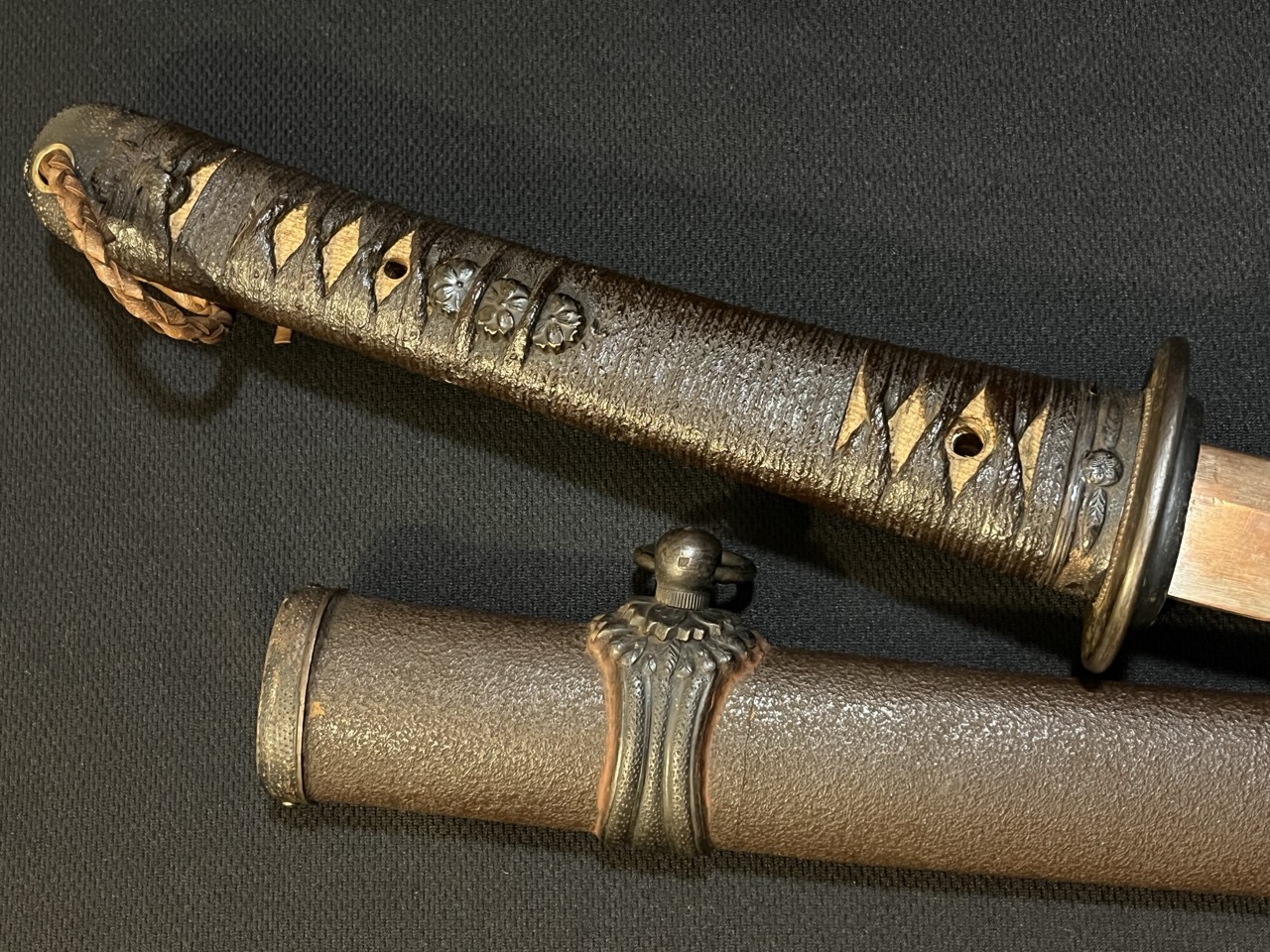Japanese NAGAMITSU WWII Sword -1944/Type 3 Army -Samurai w/Bringback Paper - Image 12