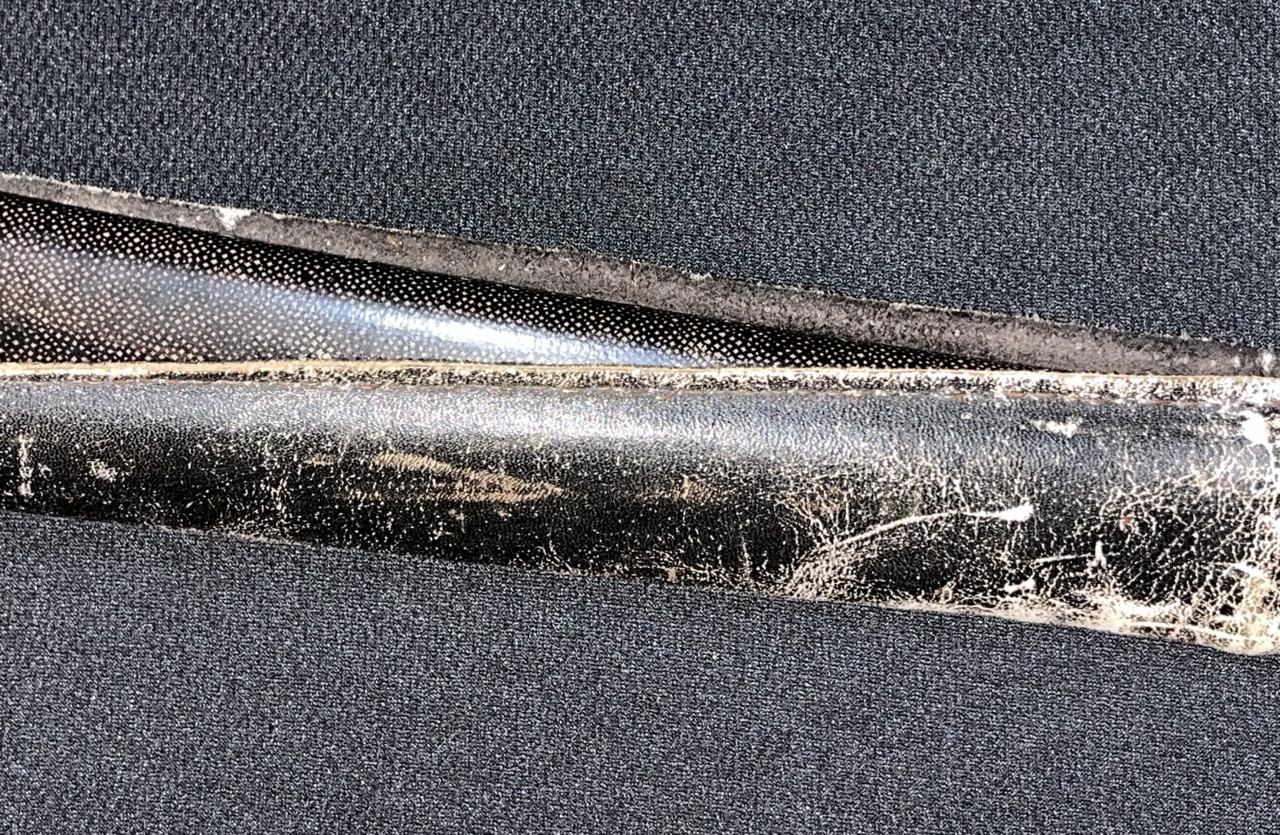 WWII Japanese Naval Sword -IJN Navy/Samurai/Antique/Sharkskin & COMBAT COVER - Image 13