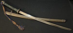 SPECIAL ORDER Japanese WWII Army Officer Sword w/Silvered Fittings & Family Mon