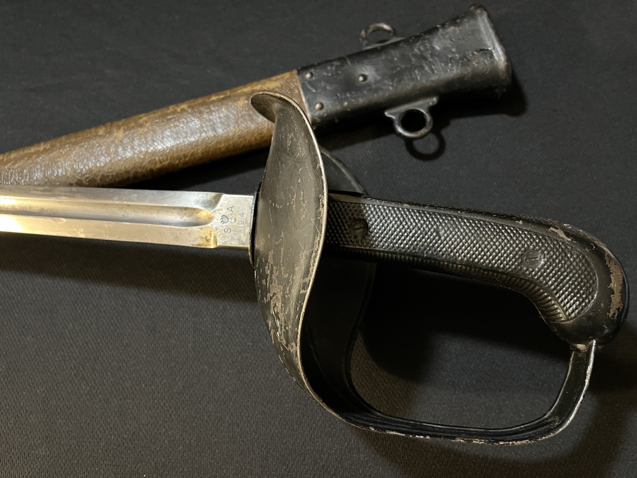 WWI Patton Cavalry Sword -US WW1 Springfield 1914 -Military Collection - Image 9